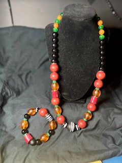African Coral Necklace