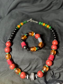 African Coral Necklace