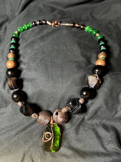 Green and Copper Royal Necklace