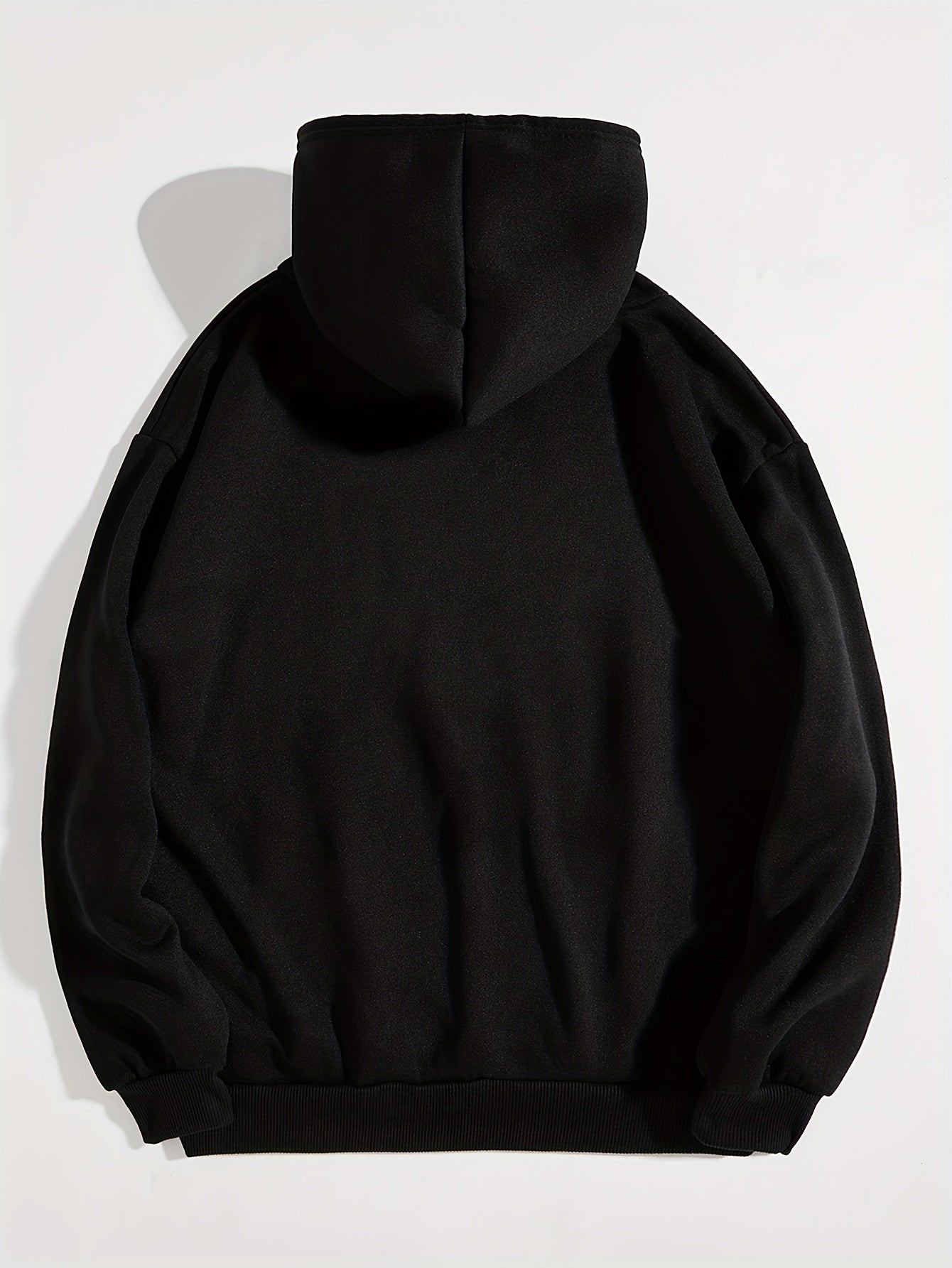 Letter Print Kangaroo Pocket Hoodie, Casual Long Sleeve Drawstring Hoodies Sweatshirt, Women's Clothing