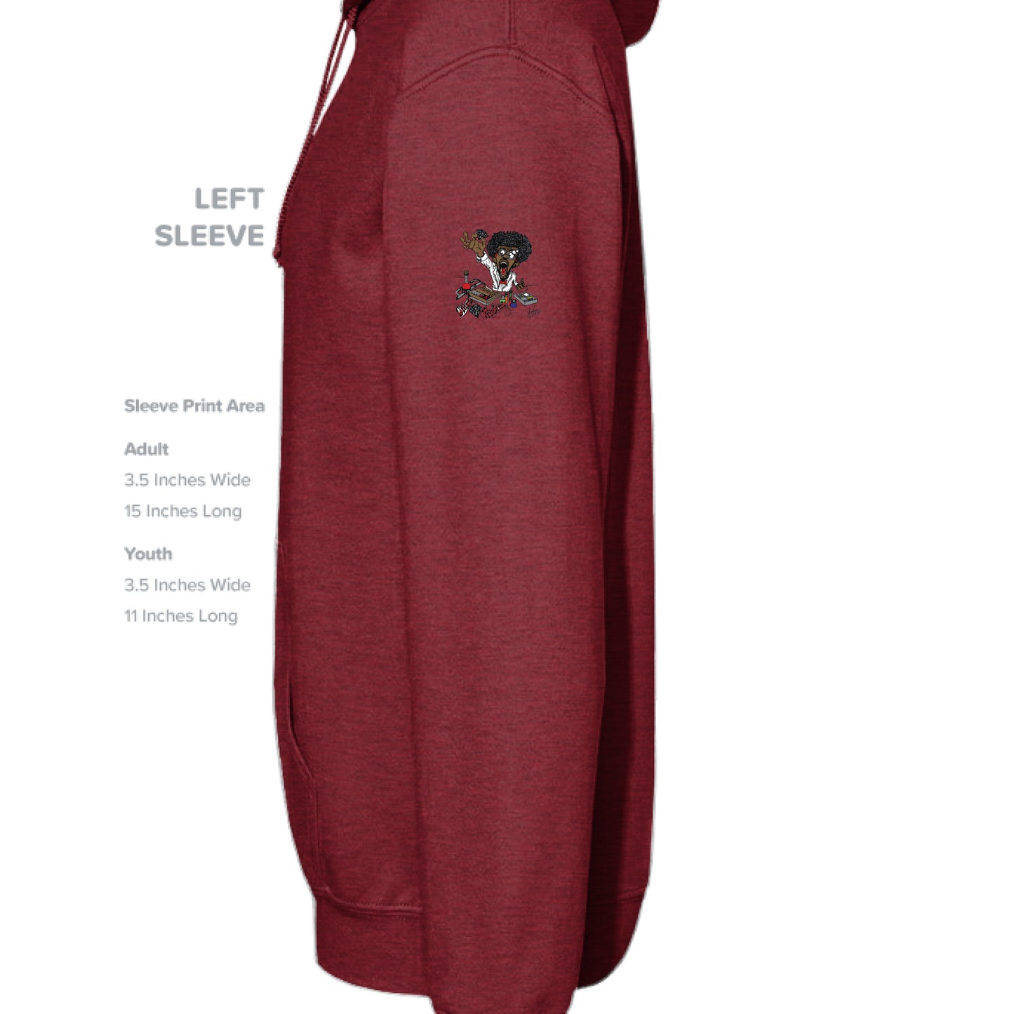 ANTIQUE CHERRY RED - SLEEVE_LEFT