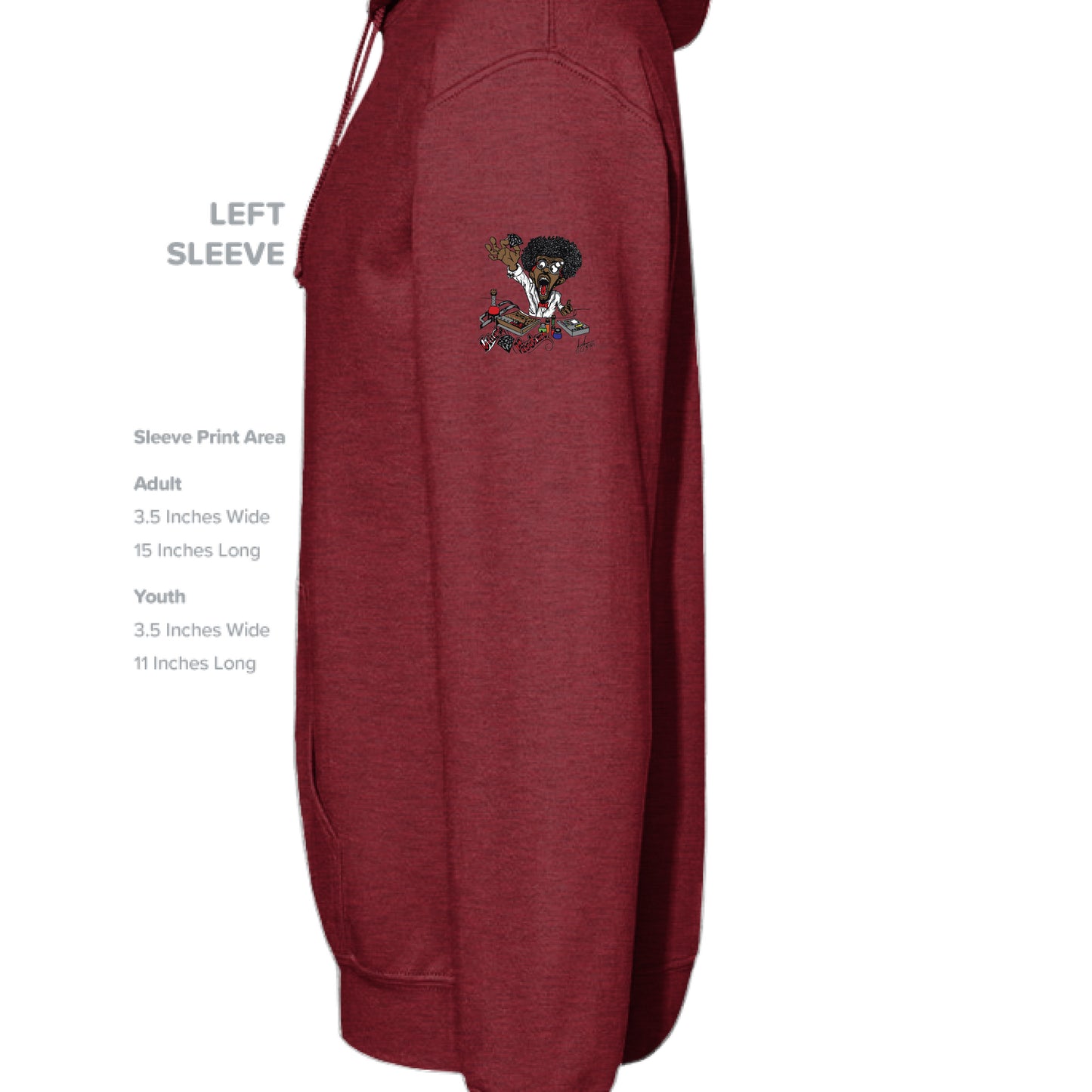 ANTIQUE CHERRY RED - SLEEVE_LEFT