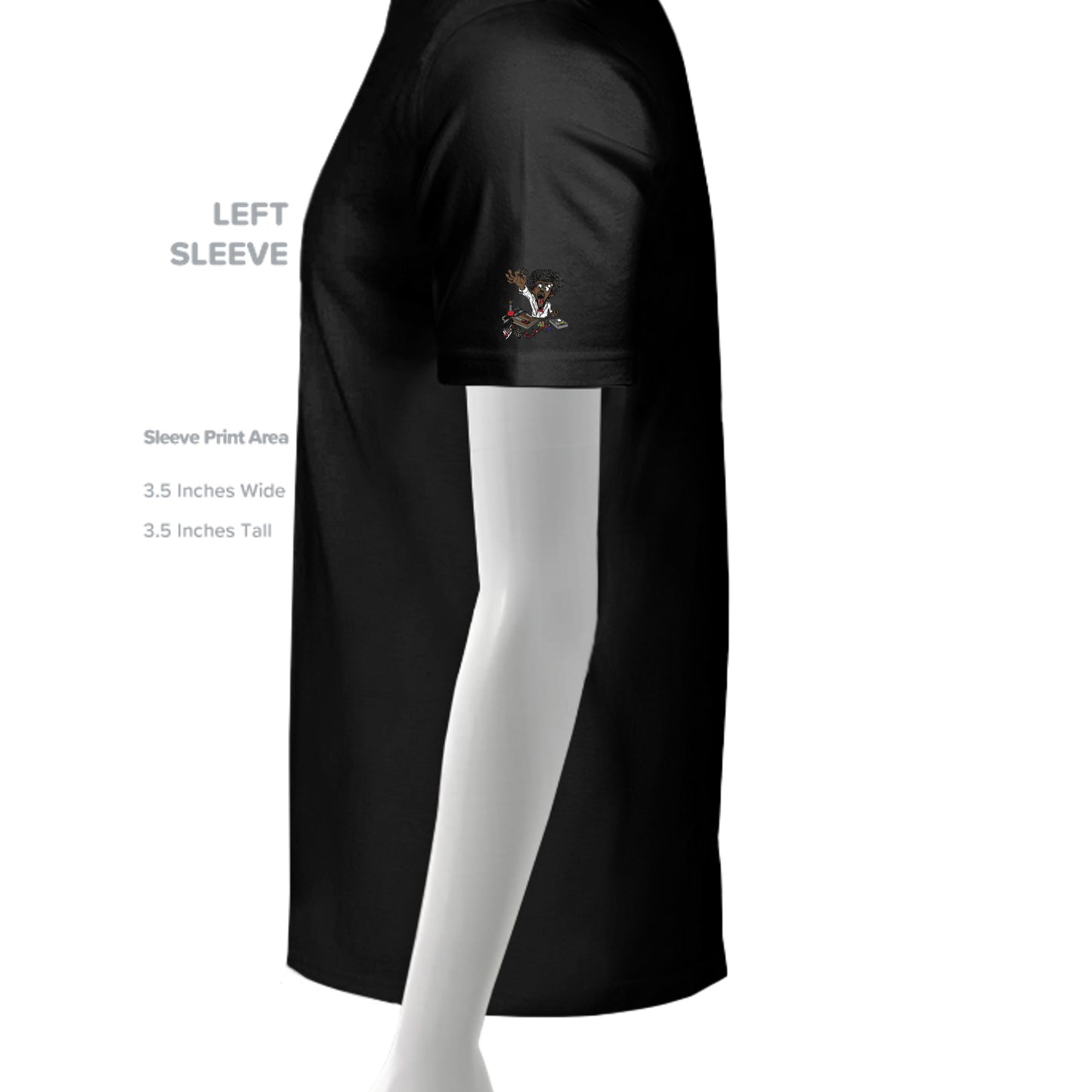 VINTAGE BLACK - 3001C - SLEEVE_LEFT
