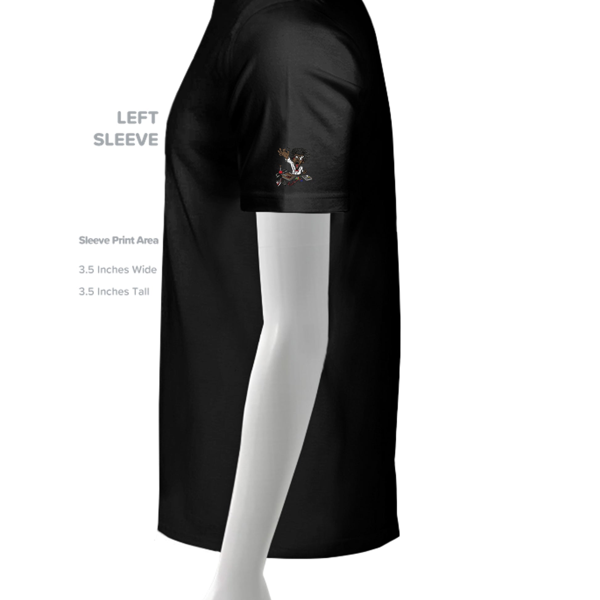 VINTAGE BLACK - 3001C - SLEEVE_LEFT